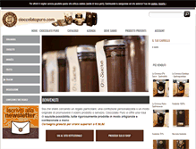 Tablet Screenshot of cioccolatopuro.com